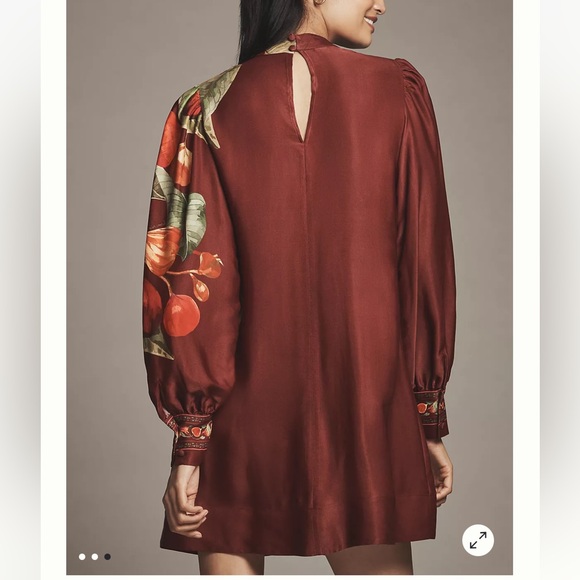 FARM RIO Floral Print Long Sleeve Dress size XXS - Picture 3 of 10